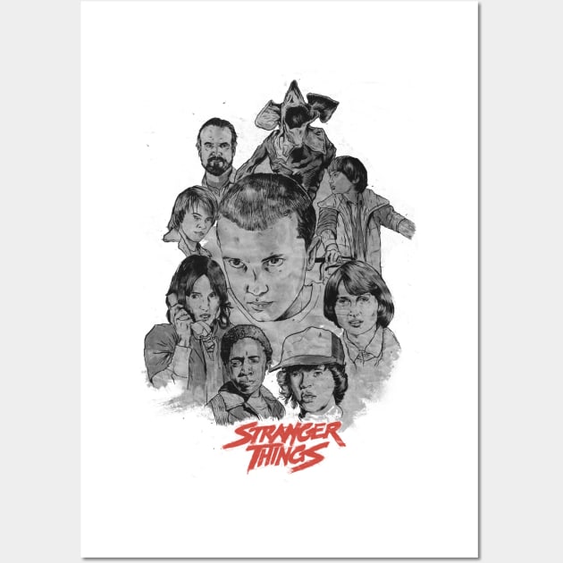 Stranger Things Wall Art by rjartworks